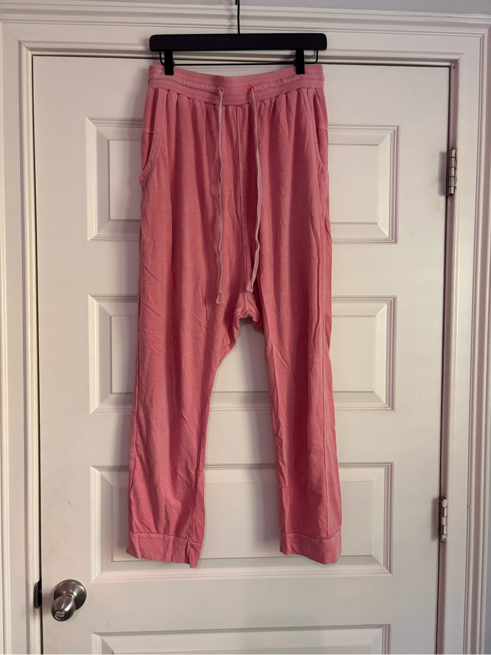 anthropologie pink sweatpants size m